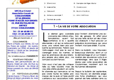 Bulletin CONSOM&VOUS N° 24