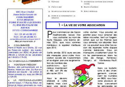 Bulletin CONSOM&VOUS N° 25