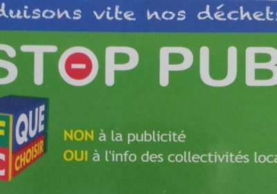 Communiqué de presse – Face au flot grandissant, le Stop pub