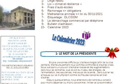 Bulletin CONSOM&VOUS N° 42