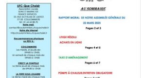 Bulletin CONSOM&VOUS N° 47