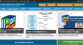 Le site internet UFC QUE CHOISIR SEINE ET MARNE EST évolue